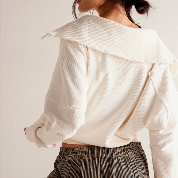 We The Free Cream collared Not So Ordinary Polo - Picture 2 of 6